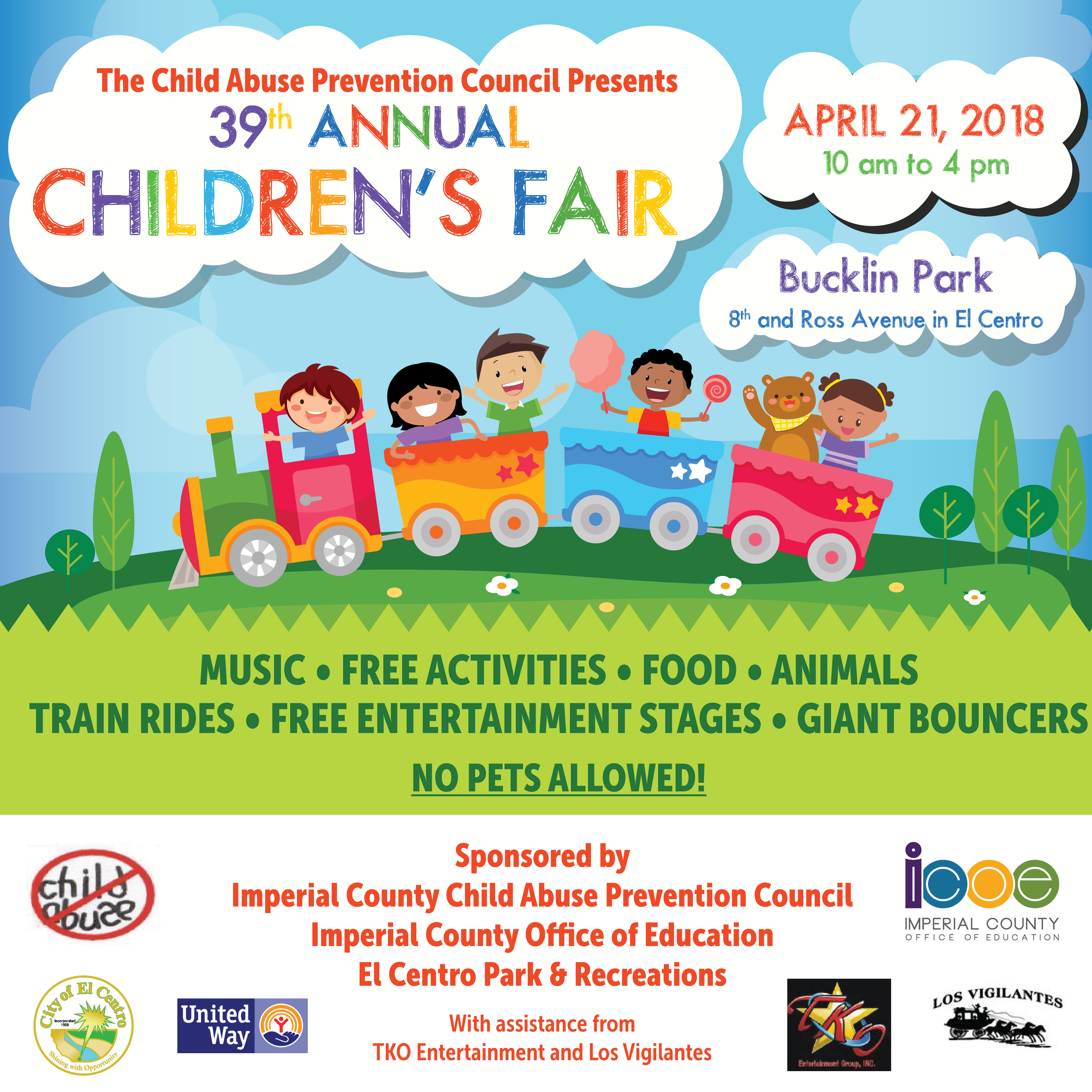 Don't miss the Annual Children's Fair on April 21! Imperial County